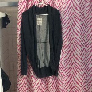 Gray cardigan